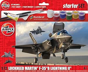 Airfix Starter Set - Lockheed Martin F-35B Lightning II Model Building Kit