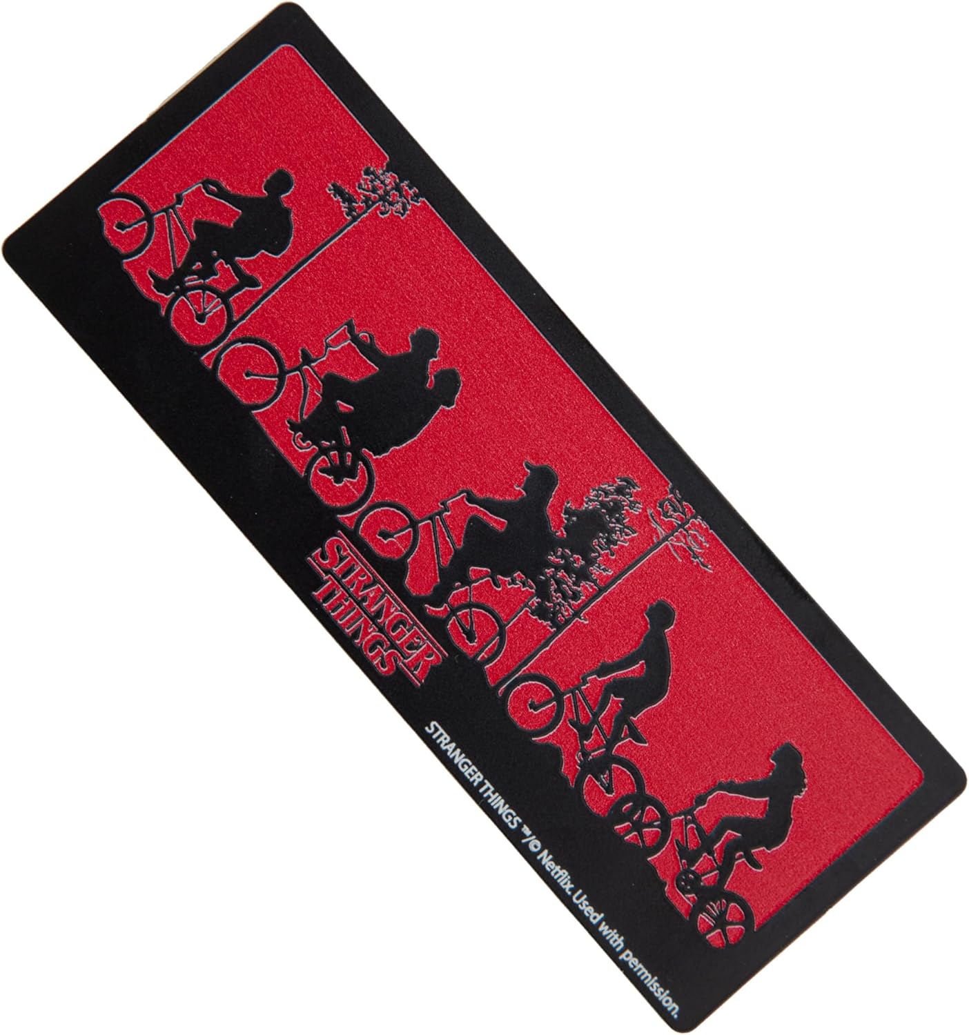 Stranger Things - Silhouette Metal Bookmark