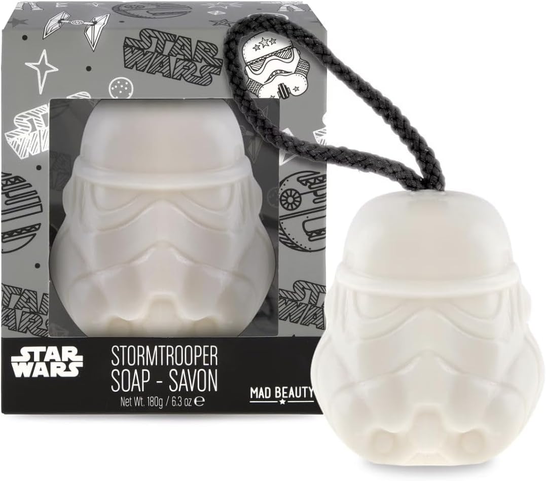 Star Wars Stormtrooper Soap on a Rope, White