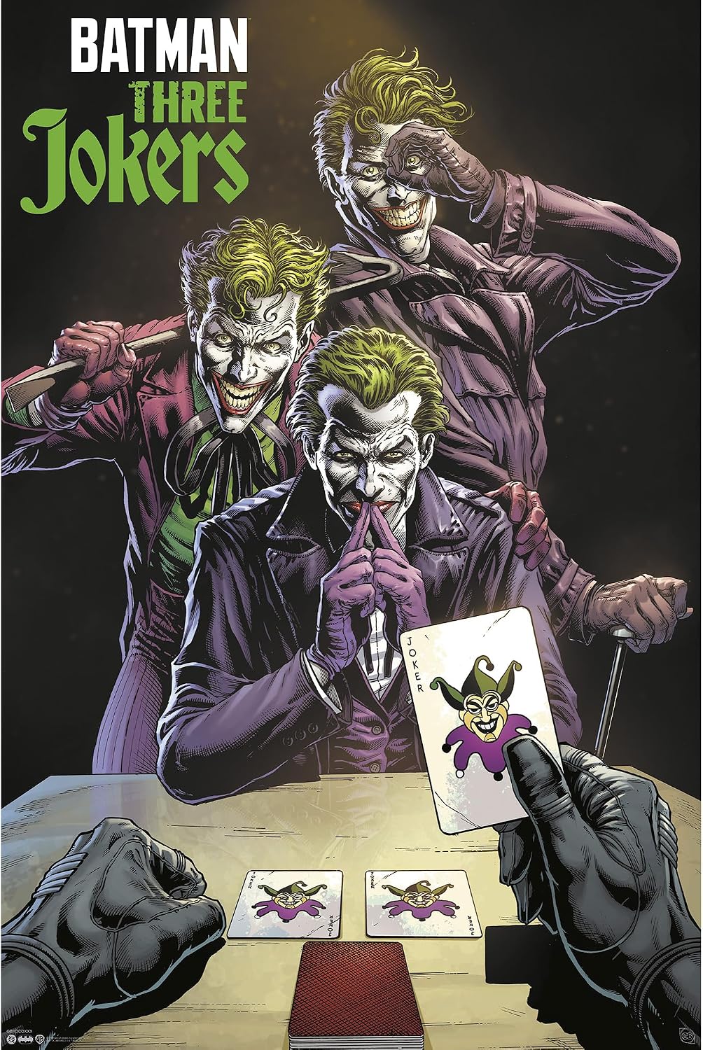 DC Comics Three Jokers 61 x 91.5cm / 24.2 x 35.8 inches Maxi Poster