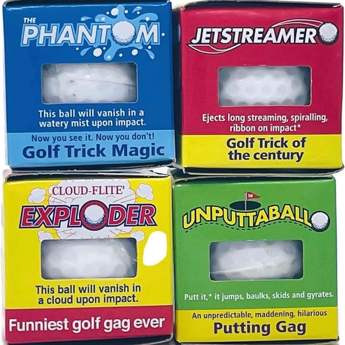 The Awesome Foursome-The Worlds Best Trick Golf Balls
