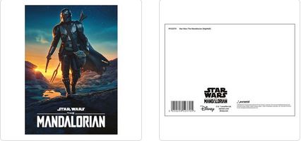 STAR WARS THE MANDALORIAN (NIGHTFALL) POSTCARD PRINT A6 (1 CARD SUPPLIED)