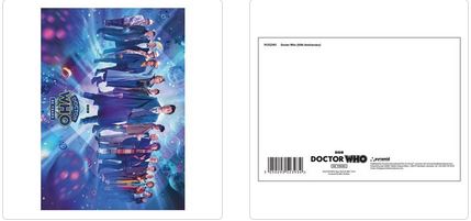 DOCTOR WHO (60TH ANNIVERSARY) POSTCARD PRINT A6 (1 CARD SUPPLIED)