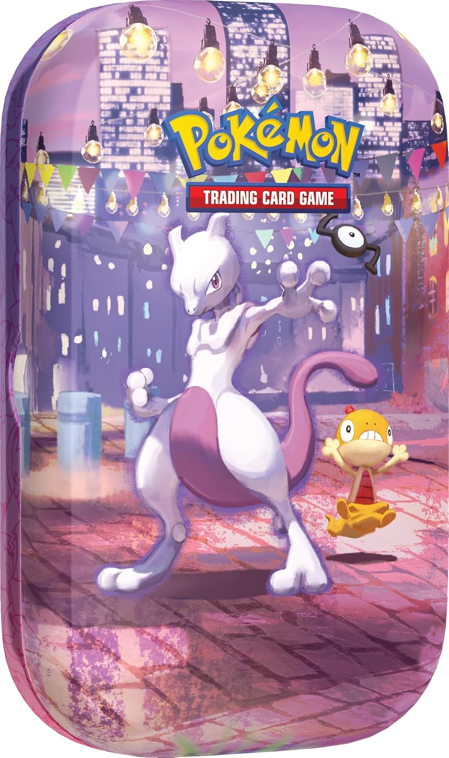 Pokémon TCG: 30th Celebration Mini Tin - Mewtwo (1 Sticker, 1 Picture Card & 2 Booster Packs)