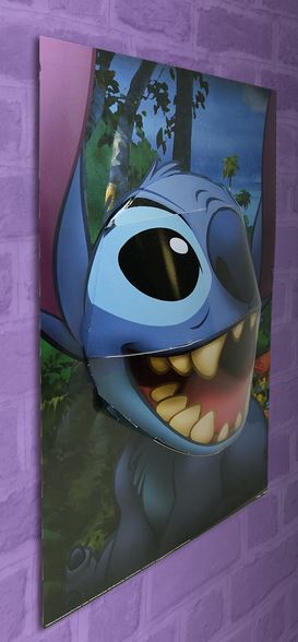 Lilo & Stitch (Stitch) 3D Poster (Popheads)