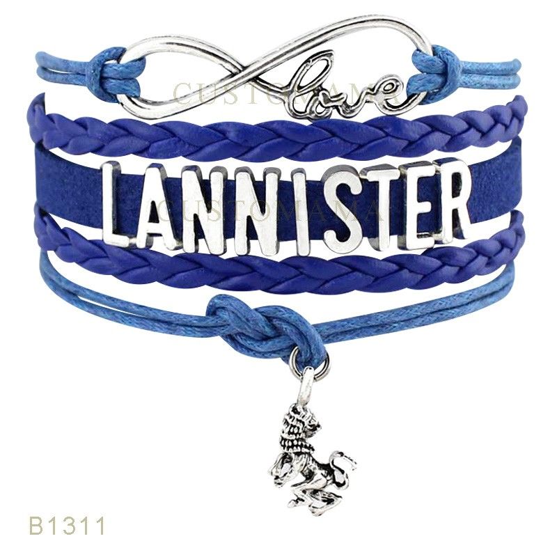 Game Of Thrones Lannister Blue infinity Bracelet