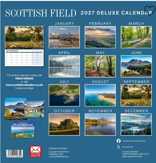 Scottish Field Deluxe Calendar 2027