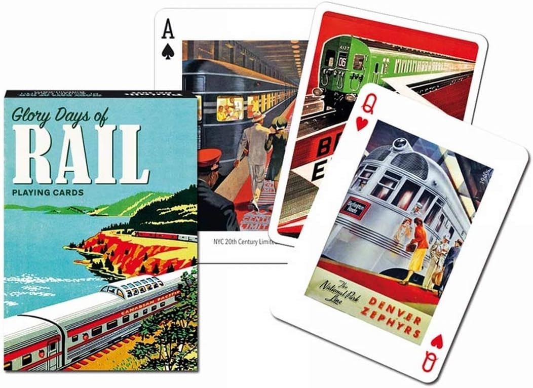 Railway playing cards