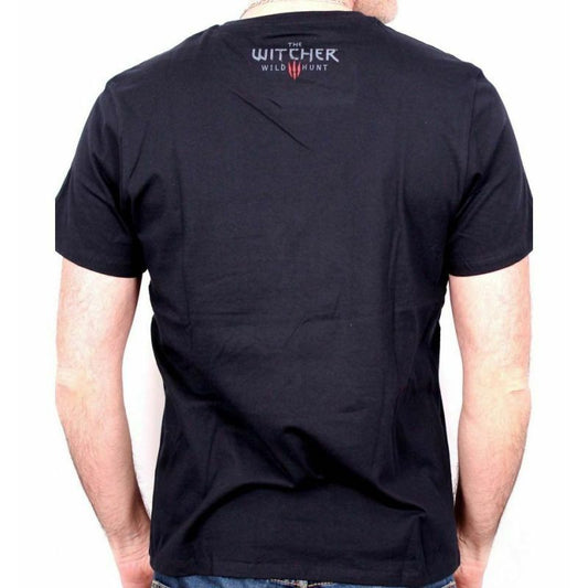Tshirt The Witcher 3 – Wolf Medaillon Small