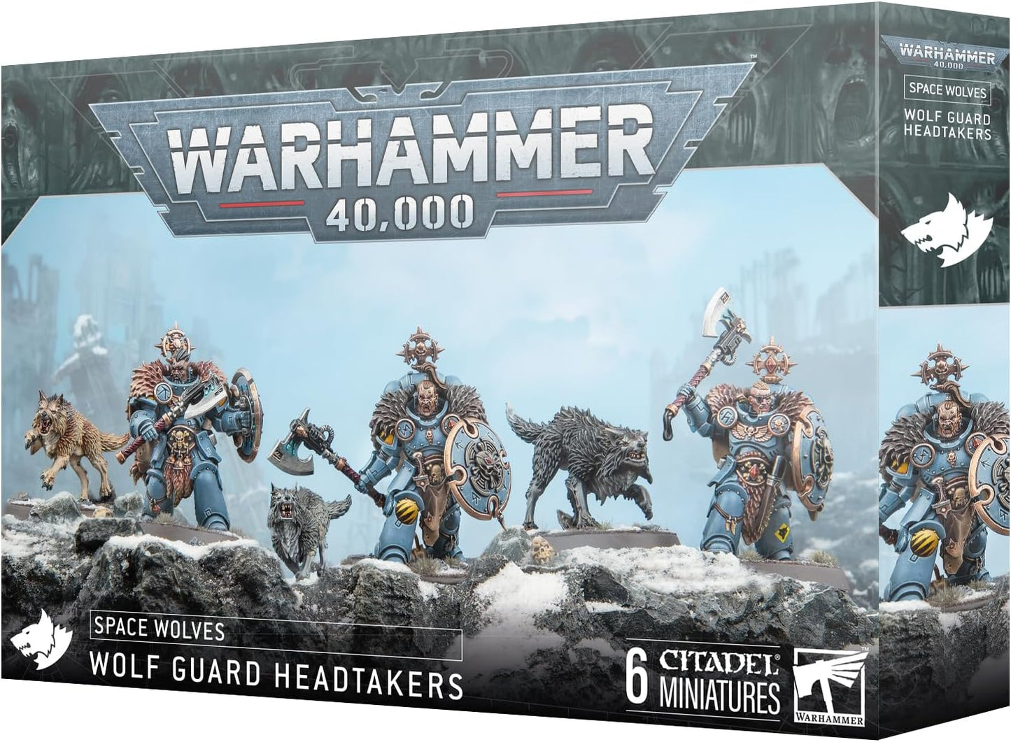 Games Workshop - Warhammer 40,000 - Space Wolves: Wolf Guard Headtakers