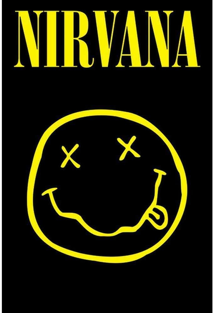 Pyramid International Live Nation Nirvana Maxi Poster (Smiley Face Design) 61cm x 91.5cm - Official Merchandise