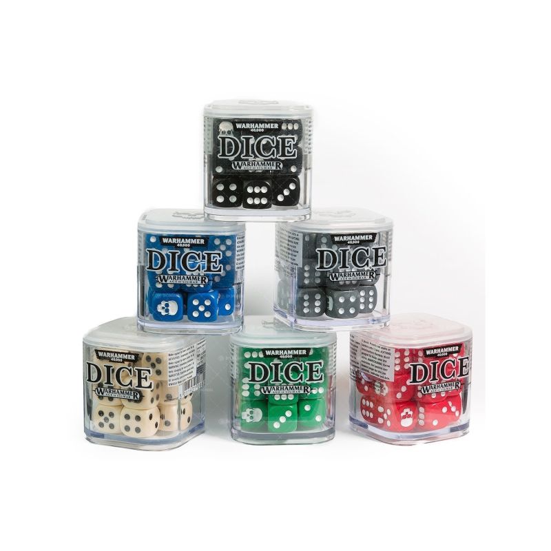 Warhammer - 20 dices 6 side Pack - Colour Chosen At Random (1 pack of 20 dice supplied)
