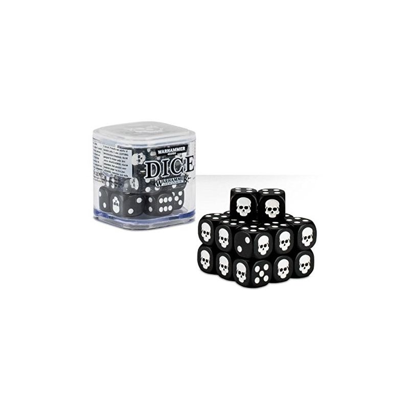 Warhammer - 20 dices 6 side Pack - Colour Chosen At Random (1 pack of 20 dice supplied)