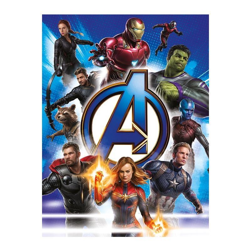 Marvel End Game  Canvas, Multi-Colour, 60cm by 80 cm