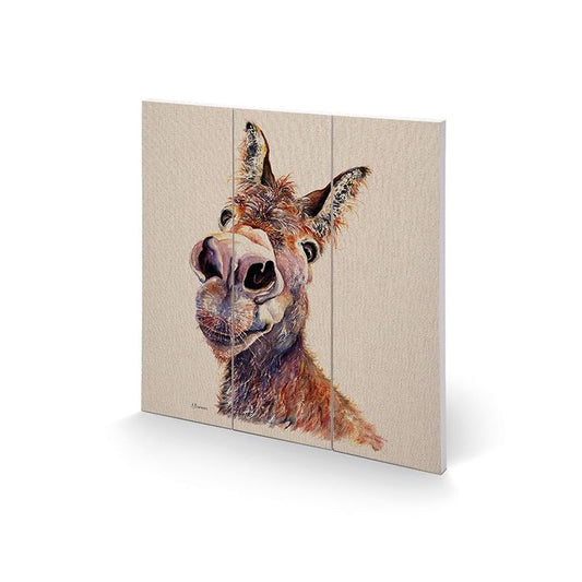 Jane Bannon DoreenWooden Print MDF, Multi-Colour, 30 x 30 x 1.2 cm