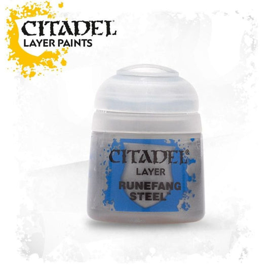 Games Workshop - Warhammer Citadel Layer Paint Runefang Steel 12ml