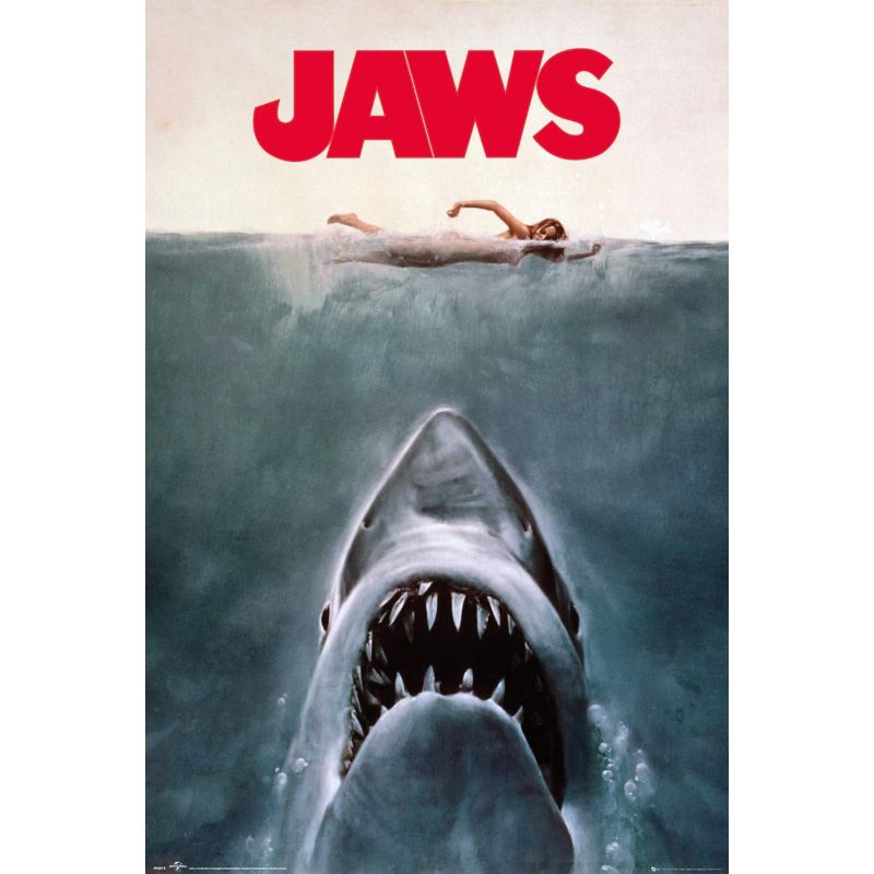 GB eye Ltd Jaws Poster, 61x91.5cm