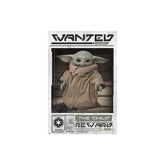 STAR WARS - The Mandalorian - Poster 61X91 - Wanted the Child