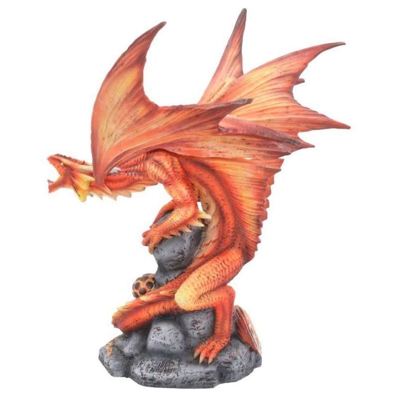 Adult Fire Dragon Anne Stokes 24.5cm Figurine, Resin, Red