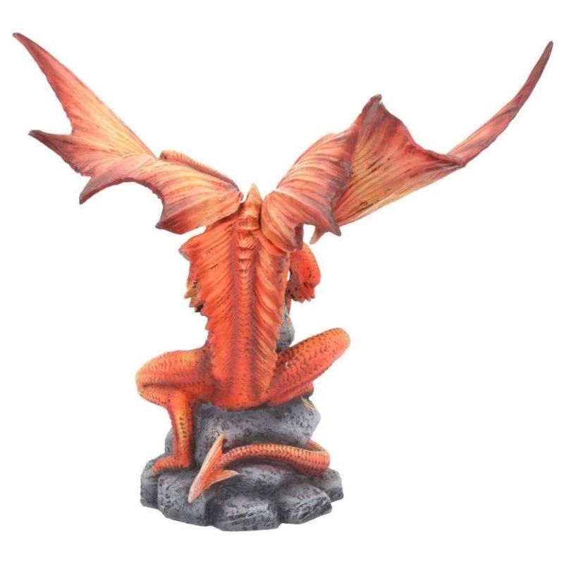 Adult Fire Dragon Anne Stokes 24.5cm Figurine, Resin, Red