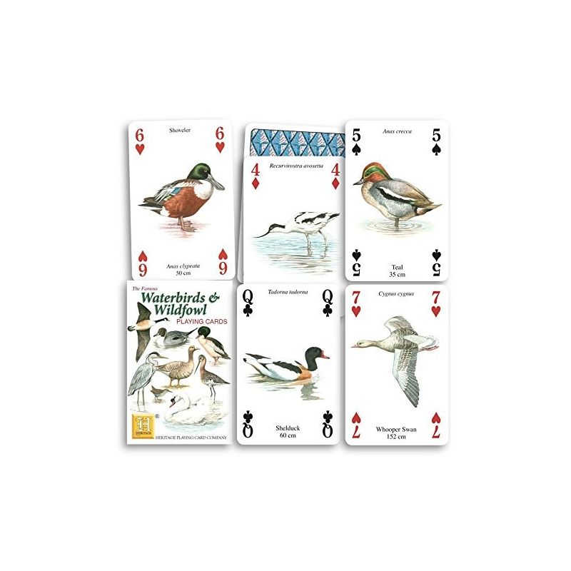 Heritage Playing Cards. Waterbirds and Wildfowl