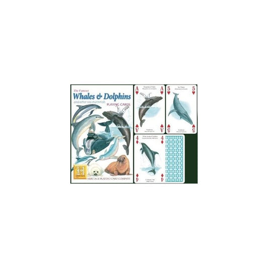Heritage Playing Cards - Whales and Dolphins