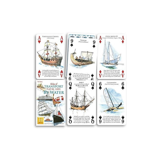 HISTORY OF TRANSPORT PLAYING CARDS BY WATER