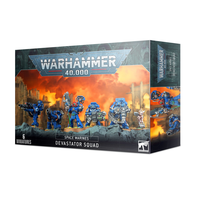 Warhammer 40K : Space Marines Devastator Squad