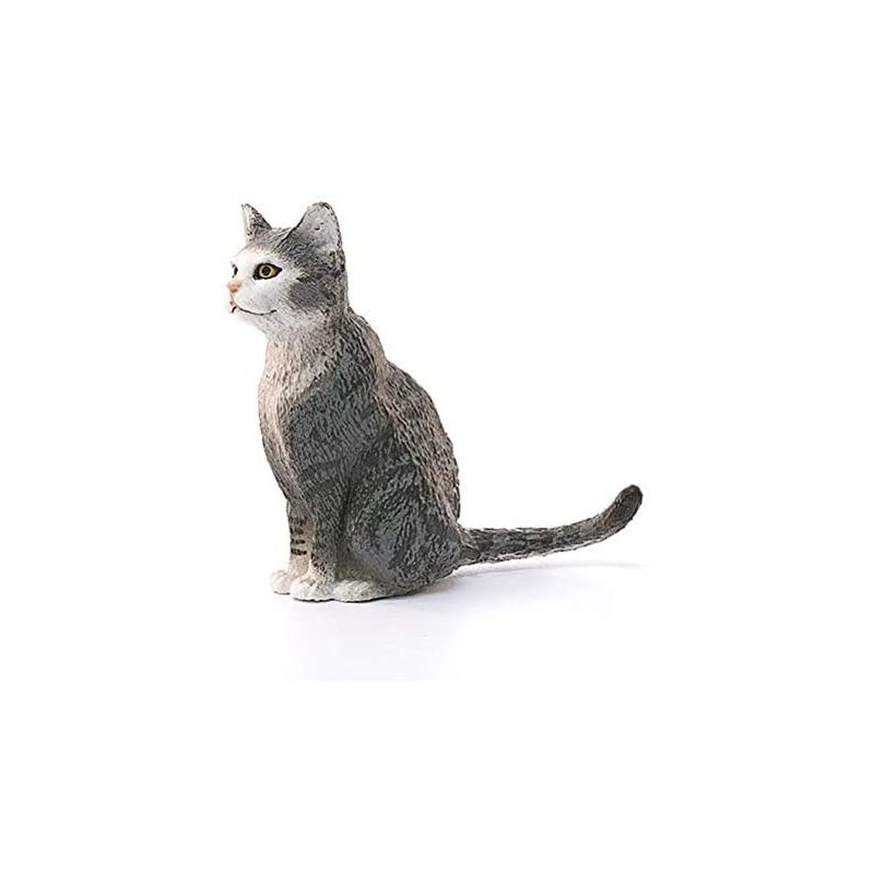 Schleich Cat Sitting Toy Figure