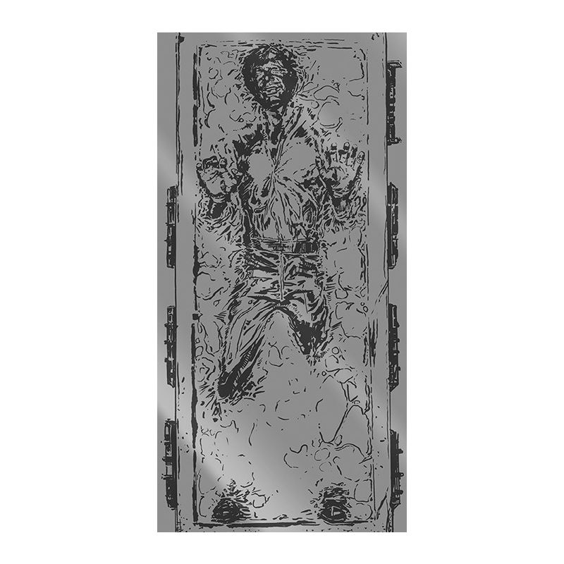 Star Wars Han Solo Carbonite Canvas Print, 50 x 100 cm