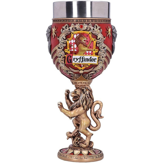 Harry Potter Gryffindor Hogwarts House Collectable Goblet, Red Gold, 19.5cm