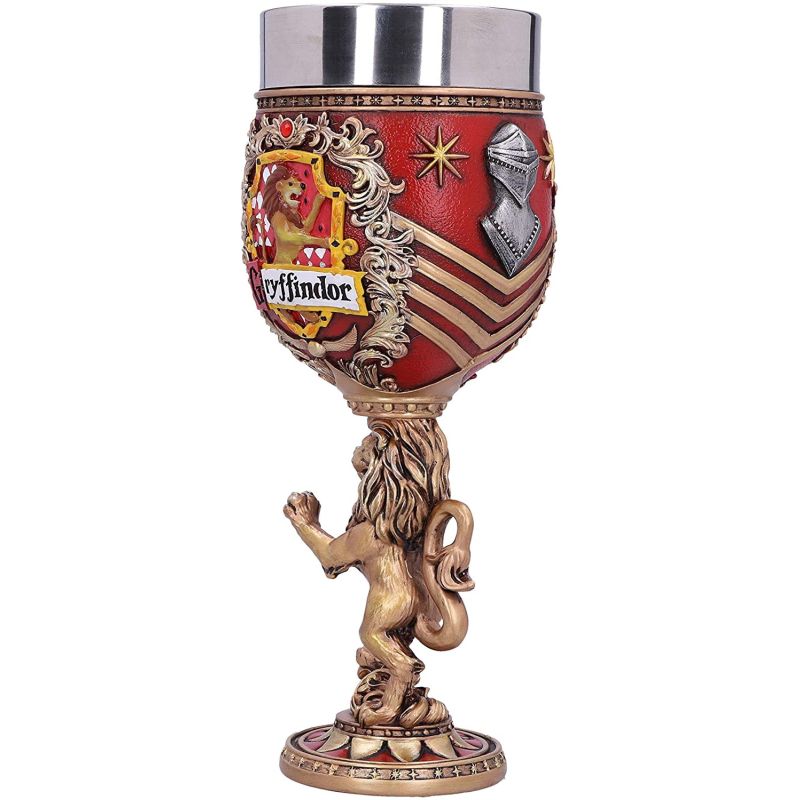 Harry Potter Gryffindor Hogwarts House Collectable Goblet, Red Gold, 19.5cm