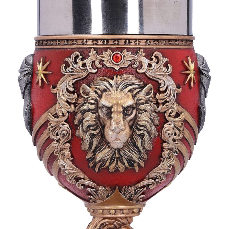 Harry Potter Gryffindor Hogwarts House Collectable Goblet, Red Gold, 19.5cm