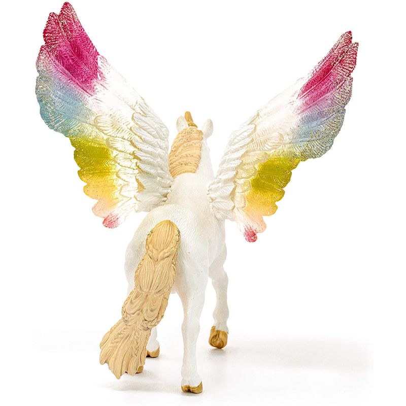 Winged Rainbow Unicorn Foal Figure