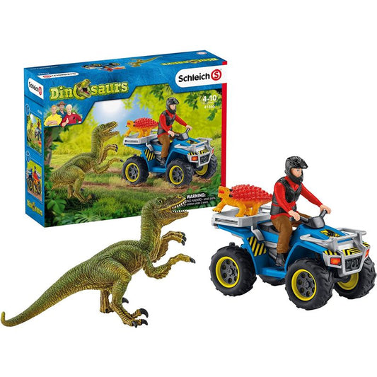 Schleich Quad - Escape from Velociraptor Dinosaurs