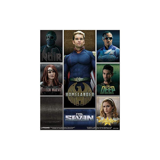 THE BOYS 3D LENTICULAIRE PICTURE - THE SEVEN