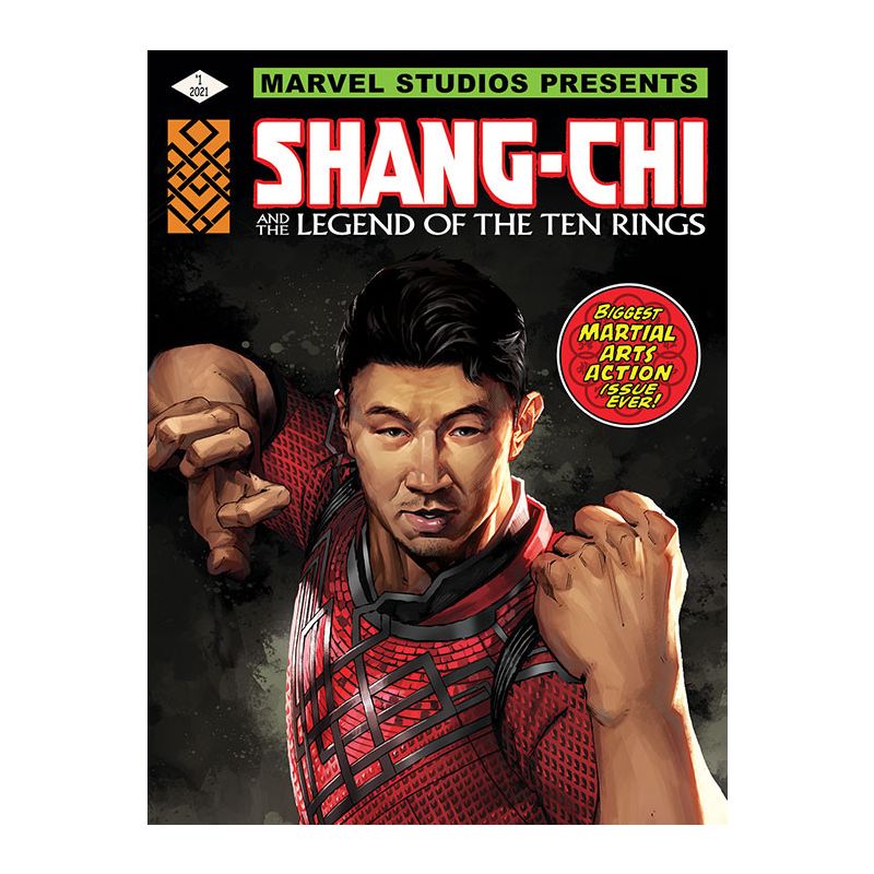 Shang-Chi and the Legend Of The Ten Rings (Kung Fu Fist) Large Canvas Print (50 x 80cm, 1.5cm deep)