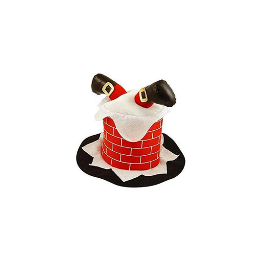 CHRISTMAS HAT WITH SANTA LEGS