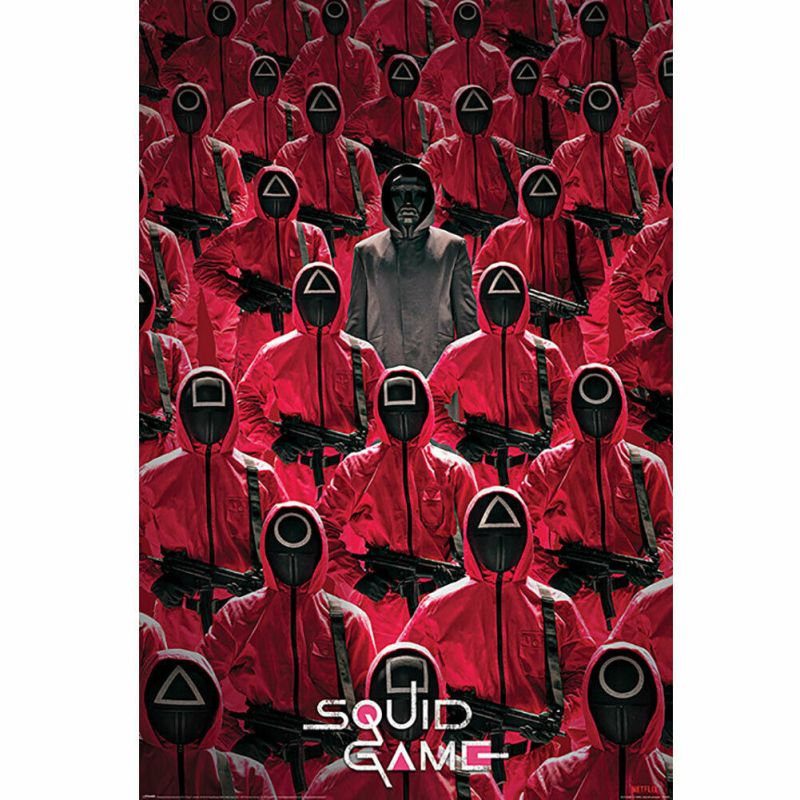 Squid Game Crowd Poster