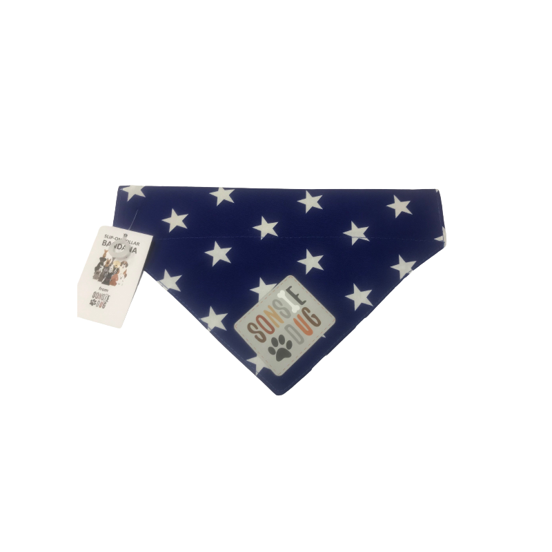 Sonsie Dug Bandana - Blue Stars