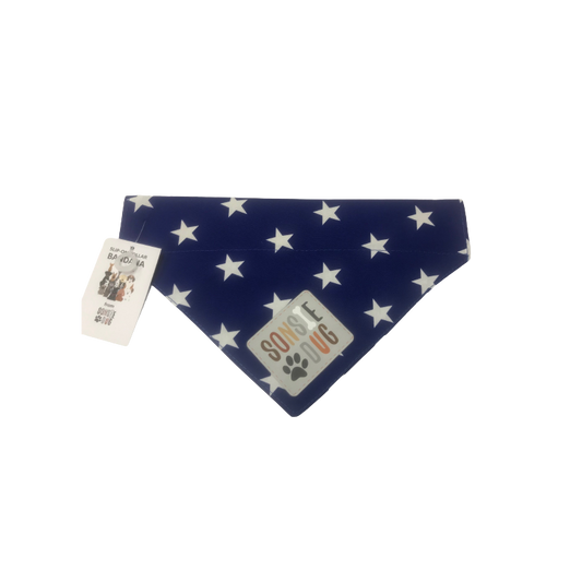 Sonsie Dug Bandana - Blue Stars