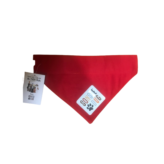 Sonsie Dug Bandana - Red