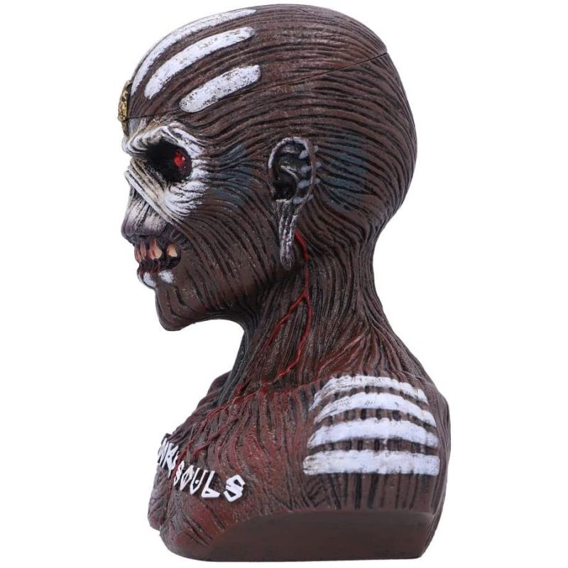 Officially Licensed Iron Maiden The Book of Souls Bust Box (Small) Brown, 11.5cm