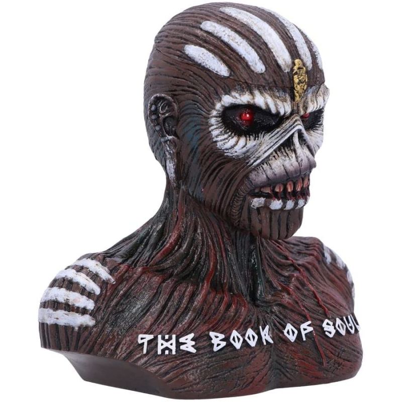 Officially Licensed Iron Maiden The Book of Souls Bust Box (Small) Brown, 11.5cm