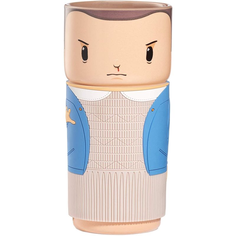 CosCups by Numskull Stranger Things Eleven Ceramic Mug with Rubber Sleeve 400ml - Official Stranger Things Merchandise