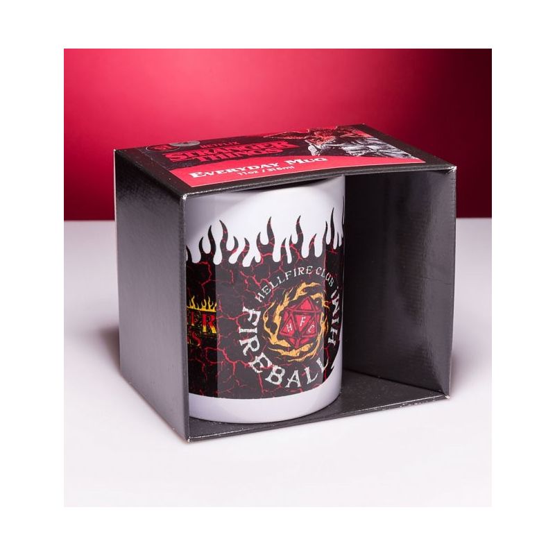 Official Stranger Things Hellfire Club Fireball Him Mug