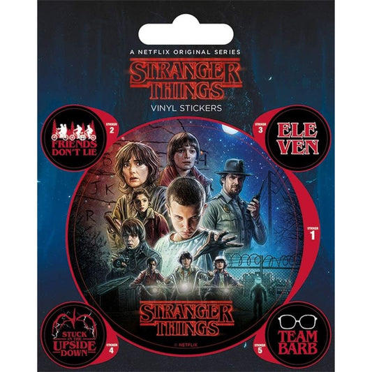 Stranger Things One Sheet Sticker Sheet - Officially Licensed