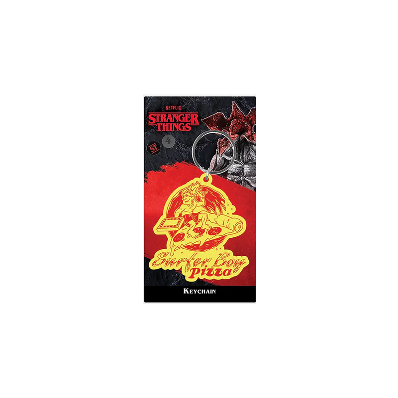 Stranger Things 4 (Surfer Boy Pizza) Keyring
