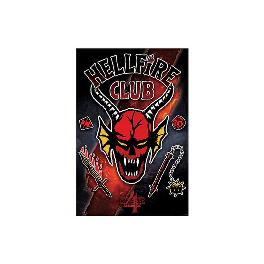Stranger Things 4 (Hellfire Club Emblem Rift) Maxi Poster