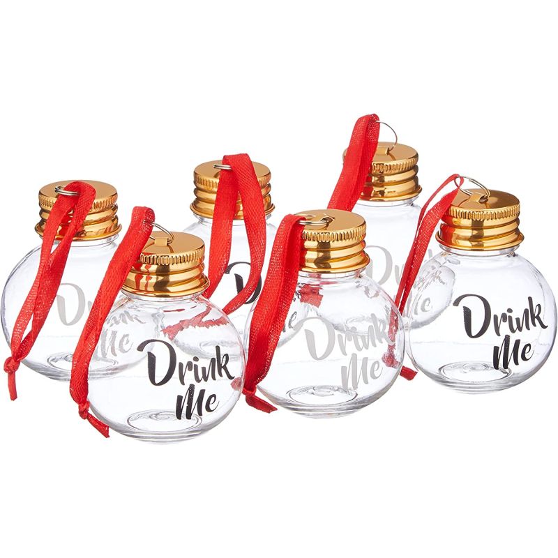 Gift Republic Festive Boozeballs, Medium, CLEAR